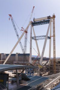 The High Roller Observation Wheel in Las Vegas, USA (under construction)