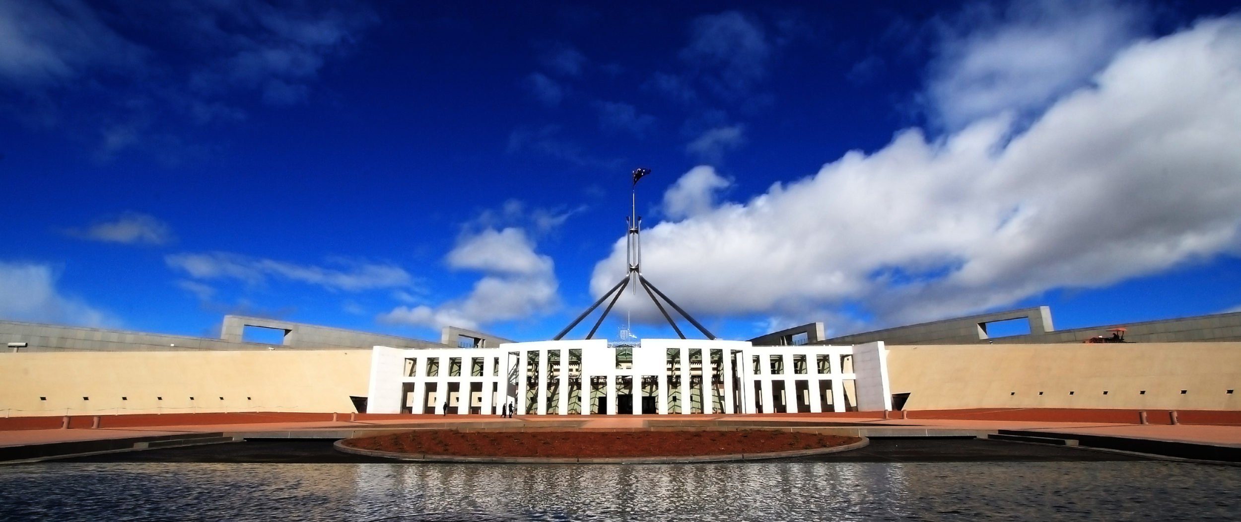 Parliment House in Canberra, Australia