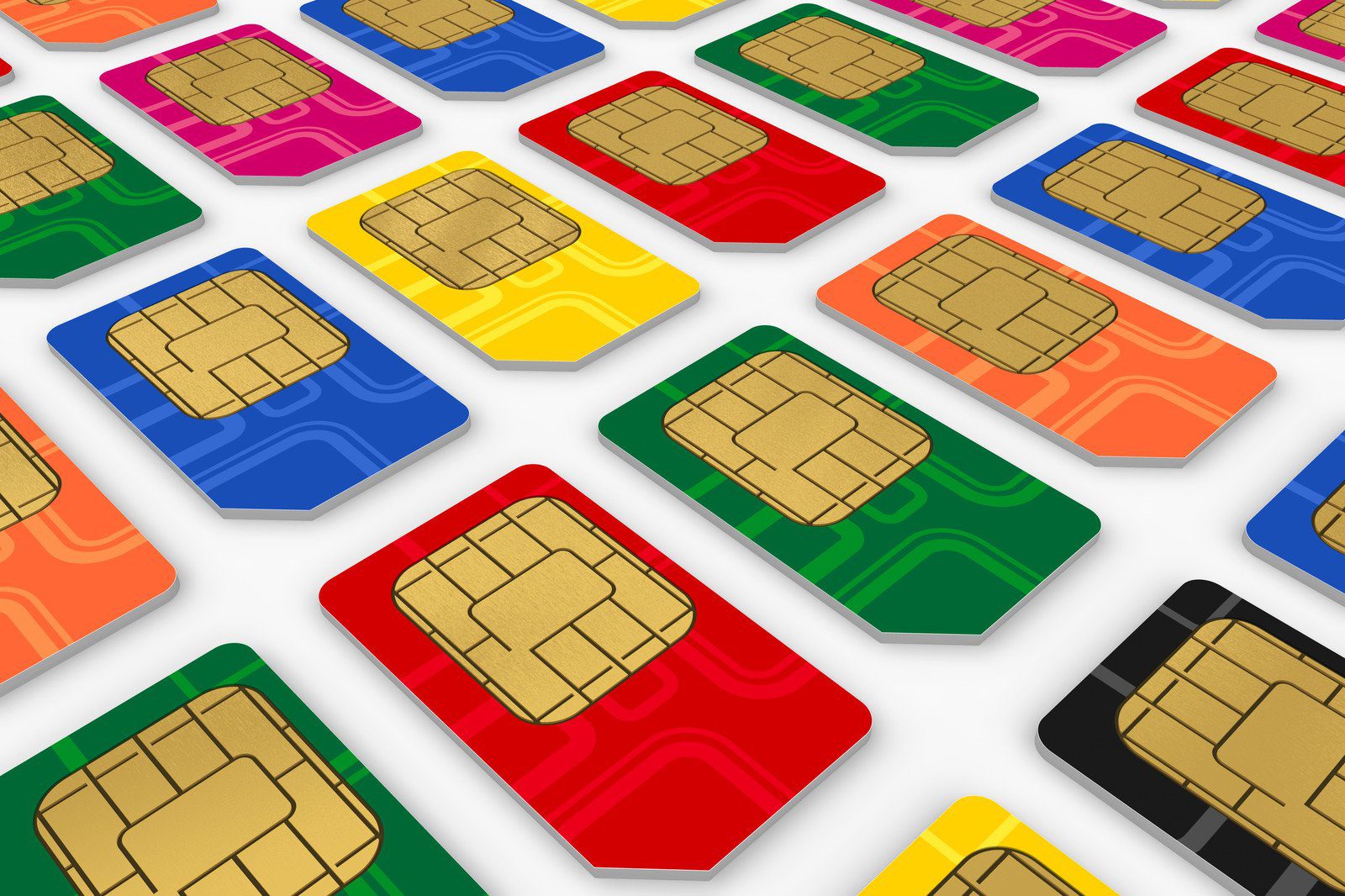 Mobile or Cell Phone SIM Cards