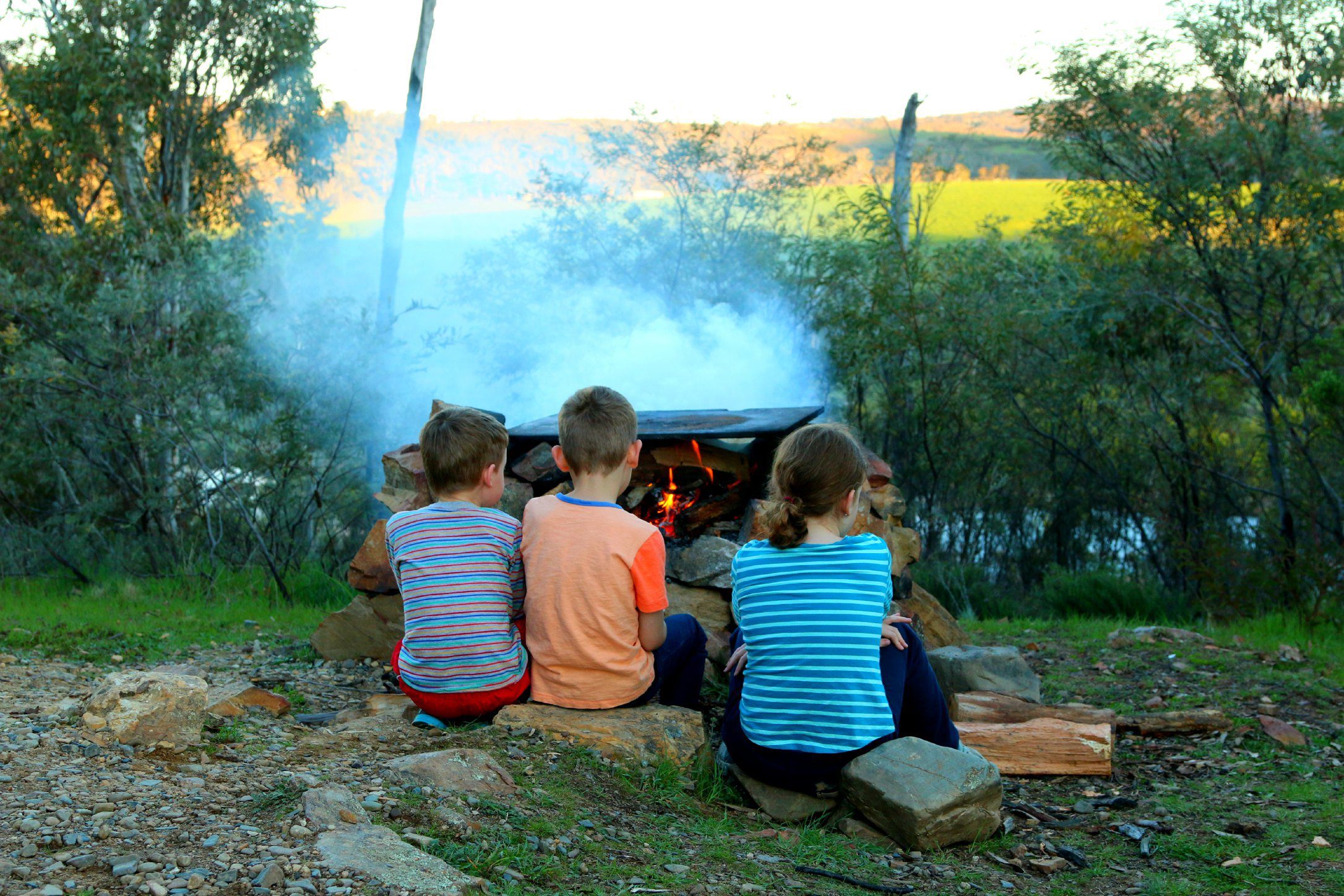 A Classic Australian Family Experience - Watching the Campfire