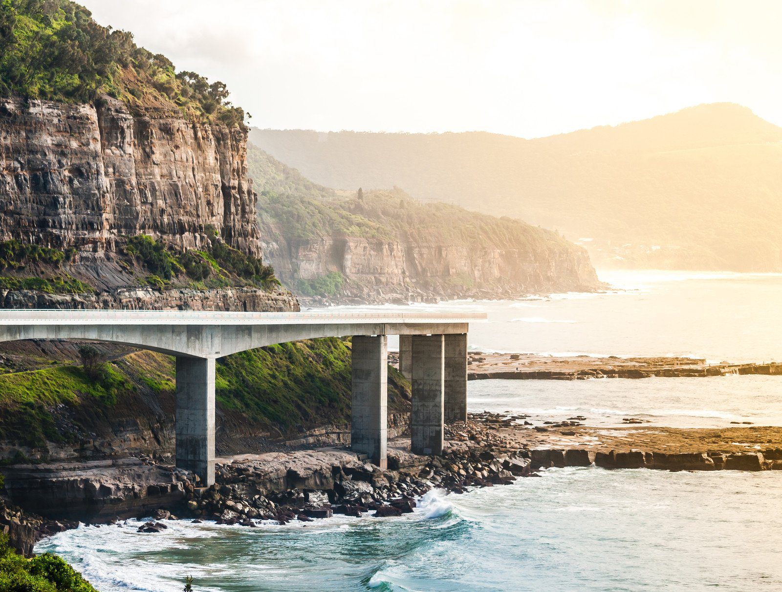 Sea Cliff Bridge near Sydney Australia
