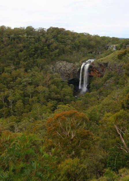 Ebor Falls on Waterfall Way Australia