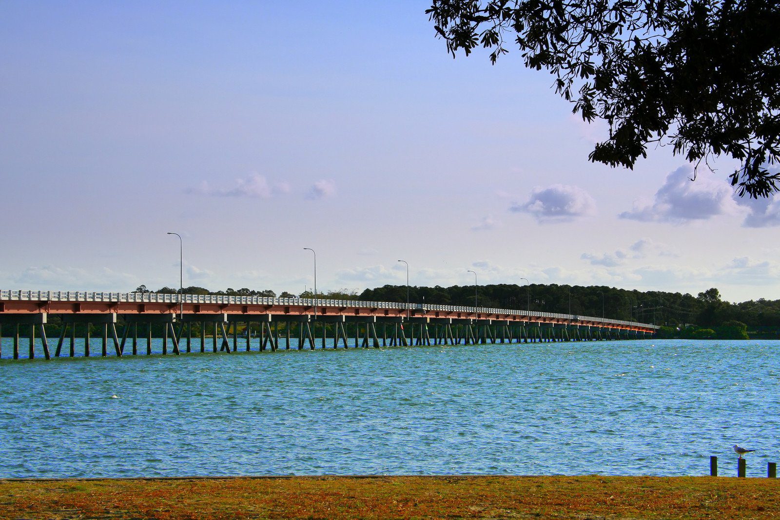 Bridge to Bribie Island, Queensland, Australia