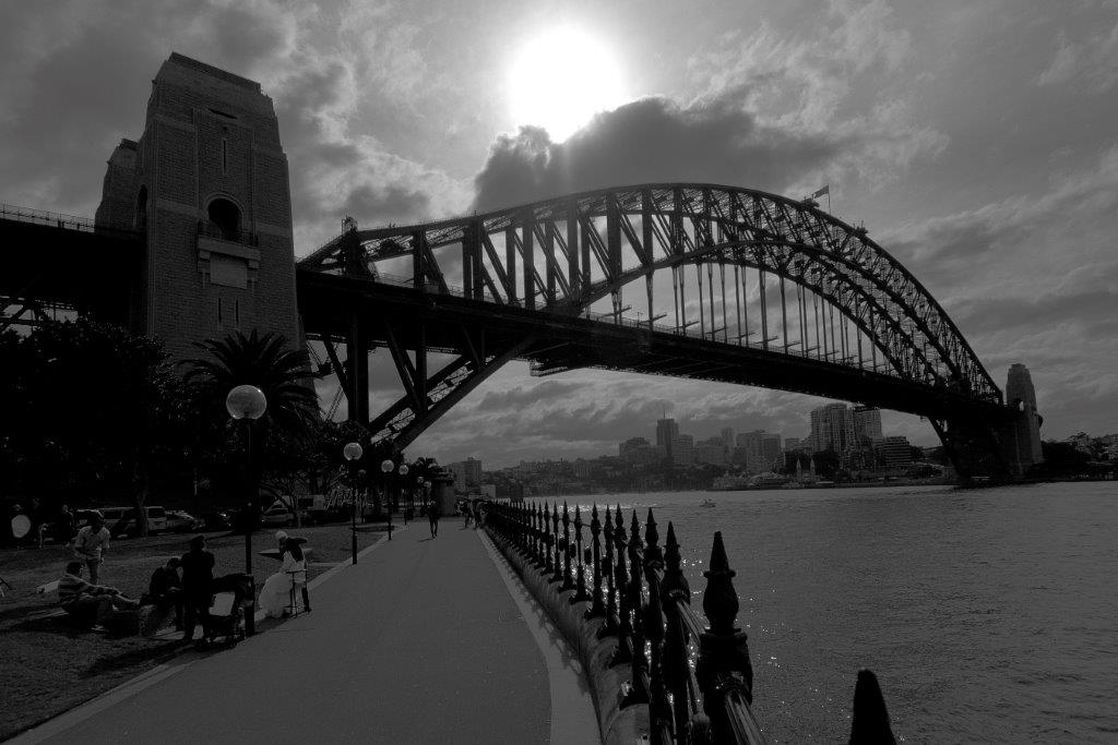 View of Sydney Harbour Bridge from Dawes Point
