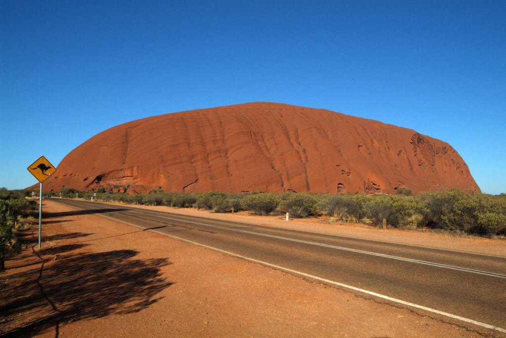 On the road to Uluru, Central Australia
