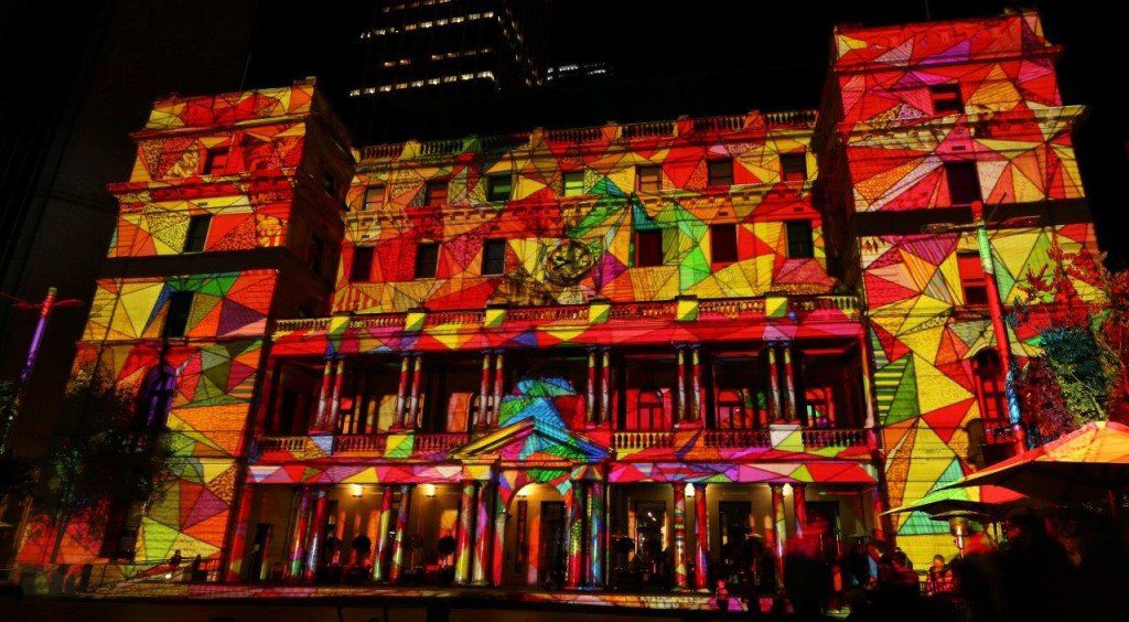 Sydney Vivid Festival - Customs House Projections