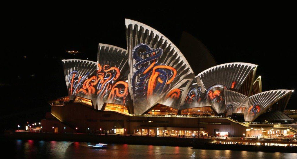 Sydney Vivid Festival - Sydney Opera House Projections