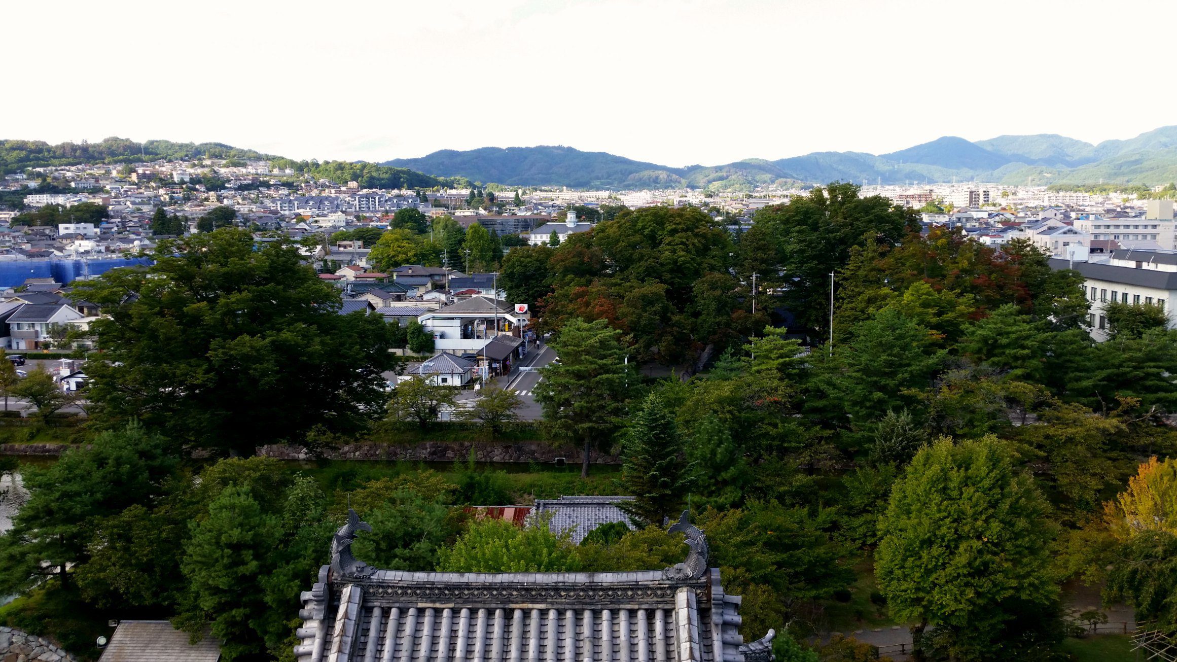 Views from Matsumoto Castle, Japan