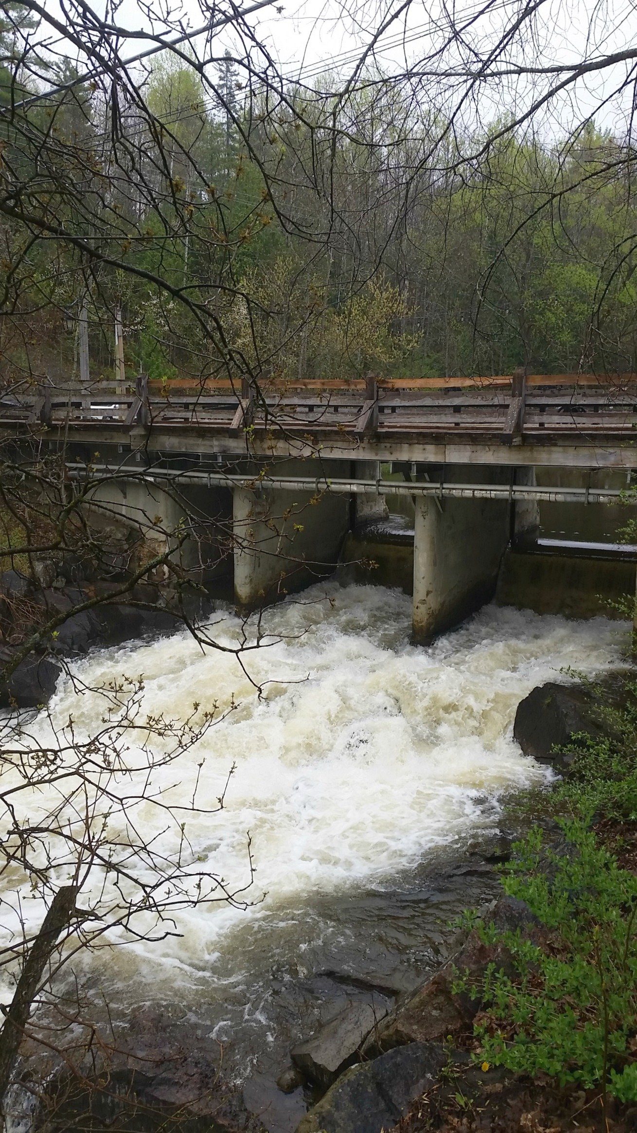 Wakefield Mill stream in Canada