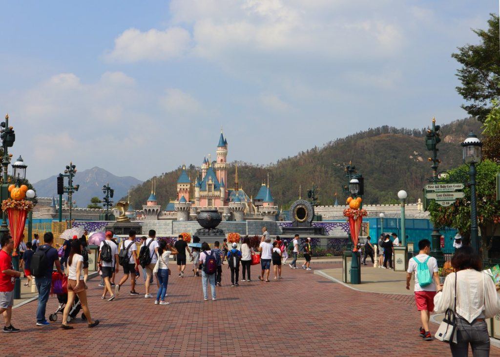 Sleeping Beauty Castle at Hong Kong Disneyland