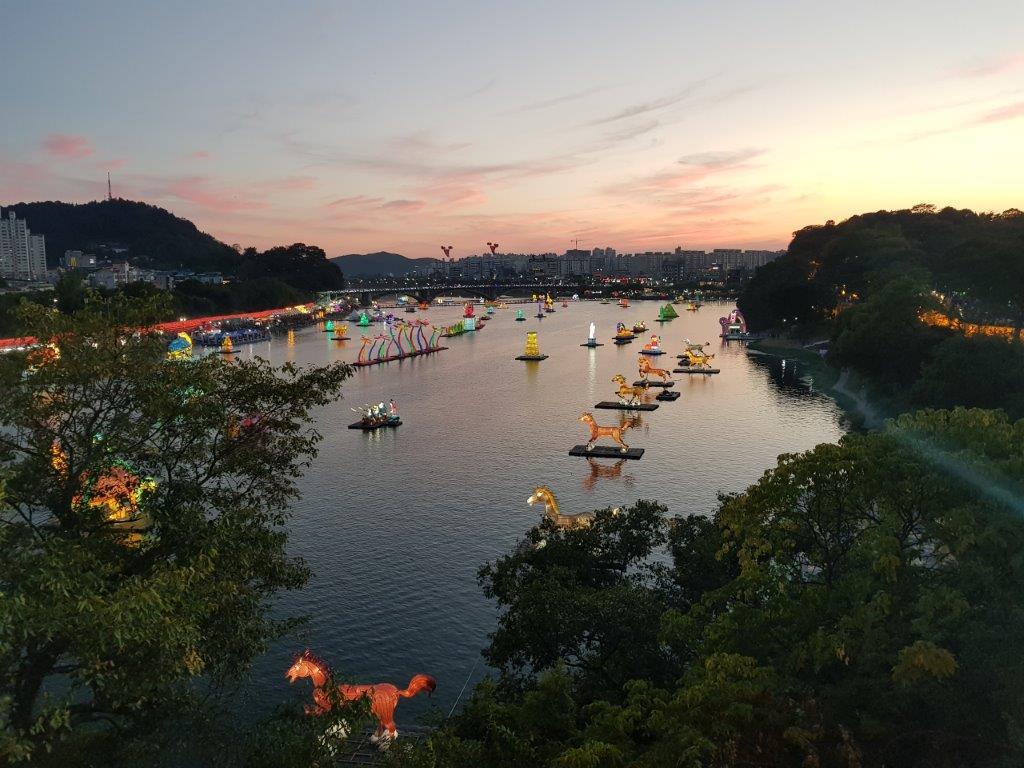Jinju Lantern Festival in South Korea