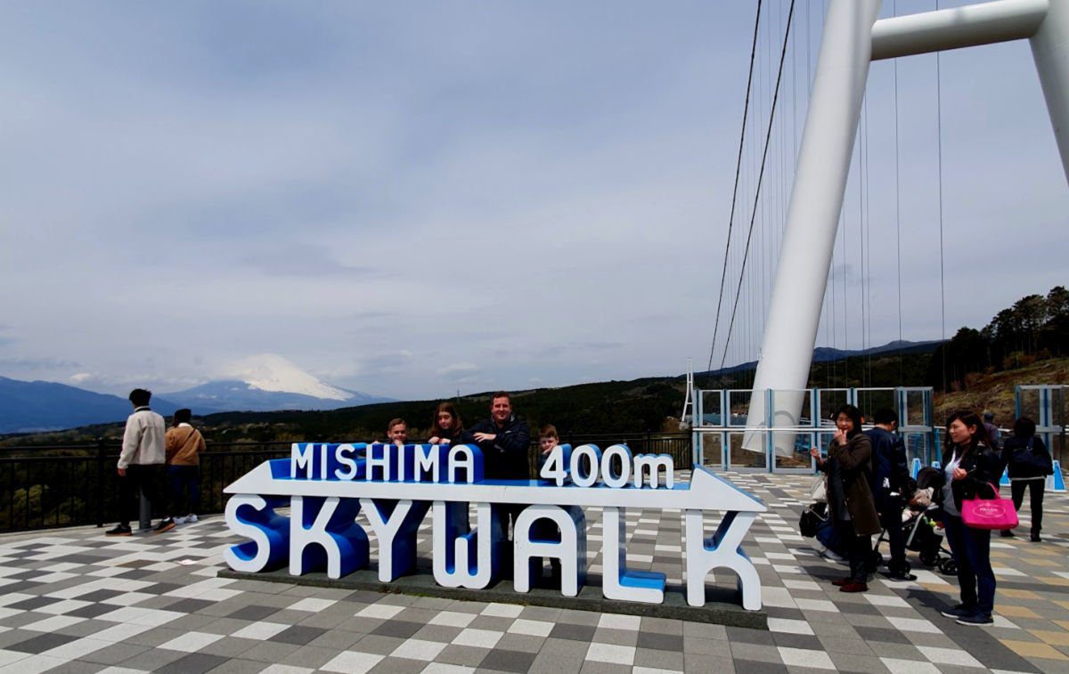 Mishima Skywalk in Hakone Japan