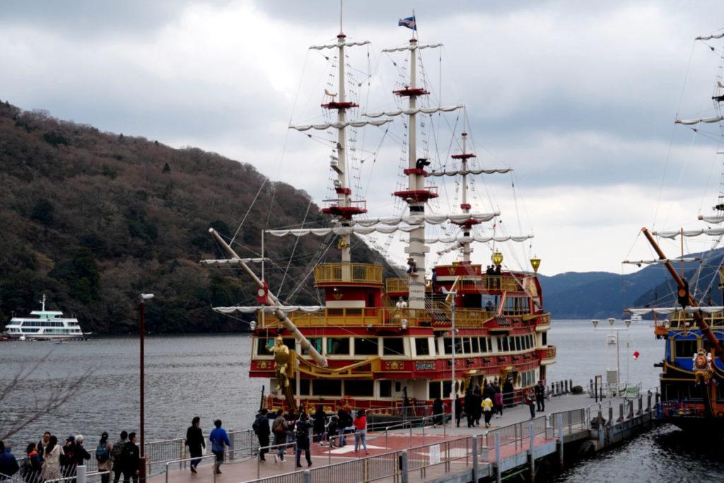 Pirate Ship Cruise on Lake Ashi in Hakone