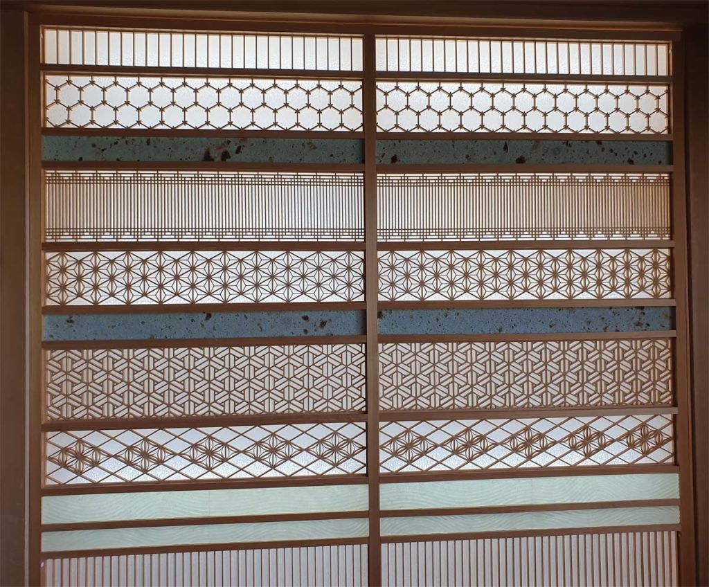 Example of Wood Latticework in Kai Nikko Lobby